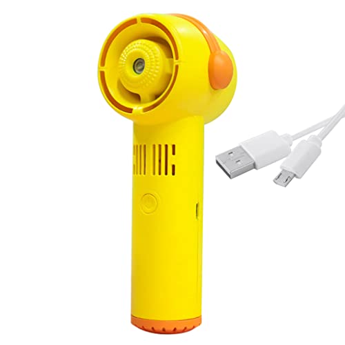 SANRLO Mini-Handventilator, niedliches Design, klein, persönlich, tragbar, Nebelventilator für stilvolle Kinder, Mädchen, Damen, Herren, für drinnen und draußen, Reisen, Mini-Handventilator mit USB, von SANRLO