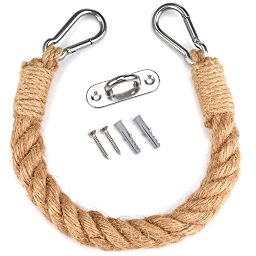 SANRLO Seilrollenhalter Retro Industrie Wandhalterung Handtuchhalter 40 cm Edelstahl Metall Vintage Toilettenpapierhalter von SANRLO