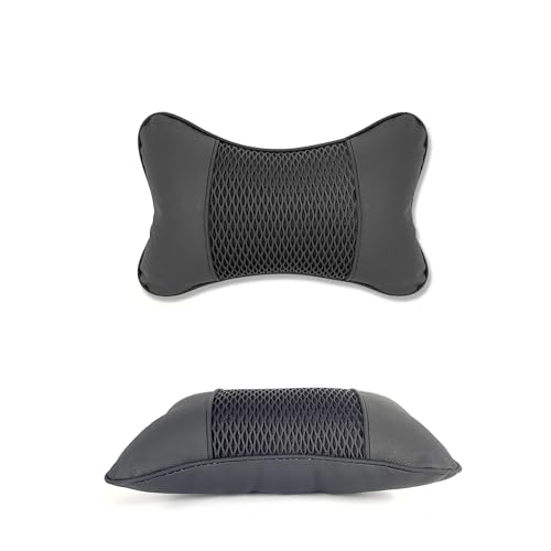 SANSANS 2 Stück Autositz Nackenkissen Kopfstütze für Opel Mokka X 2016-2019, Komfortabel Atmungsaktiv von Nackenschmerzen und Zur Unterstützung der Halswirbelsäule,A von SANSANS
