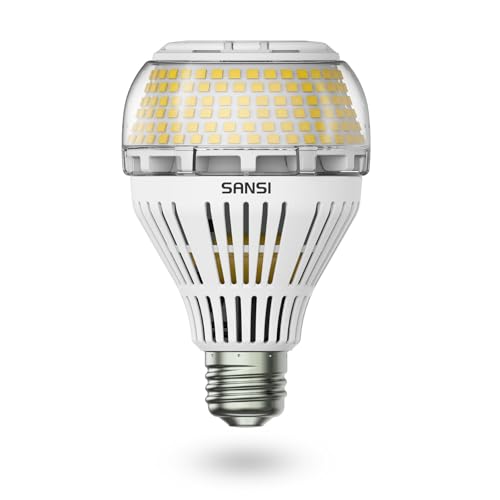 SANSI 30W LED Lampe, Superhell Kaltweiß 5000K E27 LED Birne, Entspricht 450W Glühbirne, 5000LM Energiesparende Leuchtmittel mit 270° Abstrahlwinkel für Büro, Werkstatt, Garage, Nicht Dimmbar SANSI 30W LED Lampe, Superhell Kaltweiß 5000K E27 LED Birne, Entspricht 450W Glühbirne, 5000LM Energiesparende Leuchtmittel mit 270° Abstrahlwinkel für Büro, Werkstatt, Garage, Nicht Dimmbar von SANSI