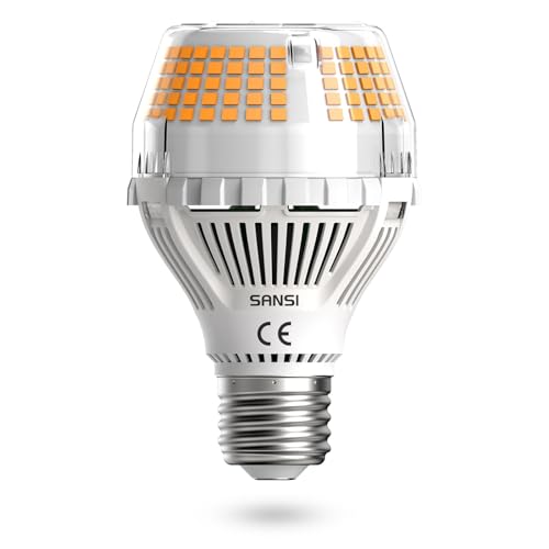 SANSI E27 LED Lampe, 35W (ersetzt 300W Glühbirne) Energiesparende LED Leuchtmittel, 5000 Lumen 3000K Warmweiß, Superhell Birne für Küche, Büro, Werkstatt, Garage, Nicht Dimmbar SANSI E27 LED Lampe, 35W (ersetzt 300W Glühbirne) Energiesparende LED Leuchtmittel, 5000 Lumen 3000K Warmweiß, Superhell Birne für Küche, Büro, Werkstatt, Garage, Nicht Dimmbar von SANSI
