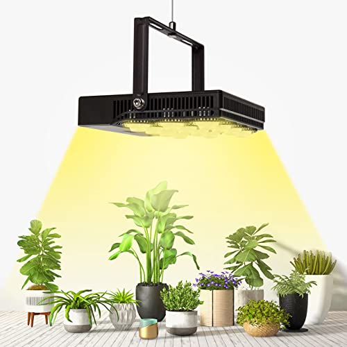 SANSI LED Pflanzenlampe für Zimmerpflanzen, 45W Grow Lampe (450 Watt Äquivalent), Vollspektrum mit optischer Linse für hohe PPFD energiesparende Pflanzenlichter für Gewächshaus nicht dimmbar von SANSI