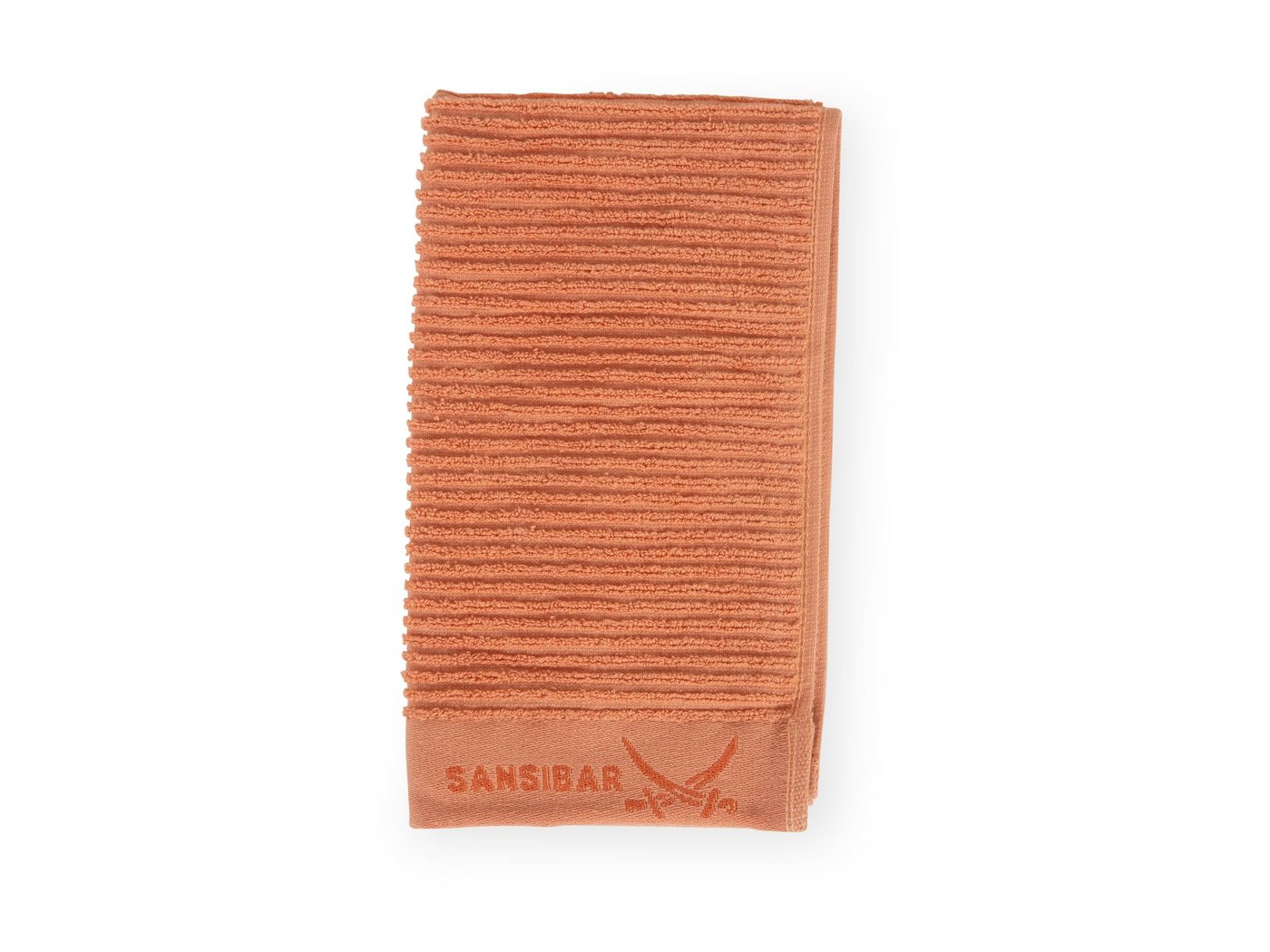 Sansibar Sylt Handtücher Gästetuch SANSIBAR COAST (LB 50x30 cm) LB 50x30 cm orange von Sansibar Sylt