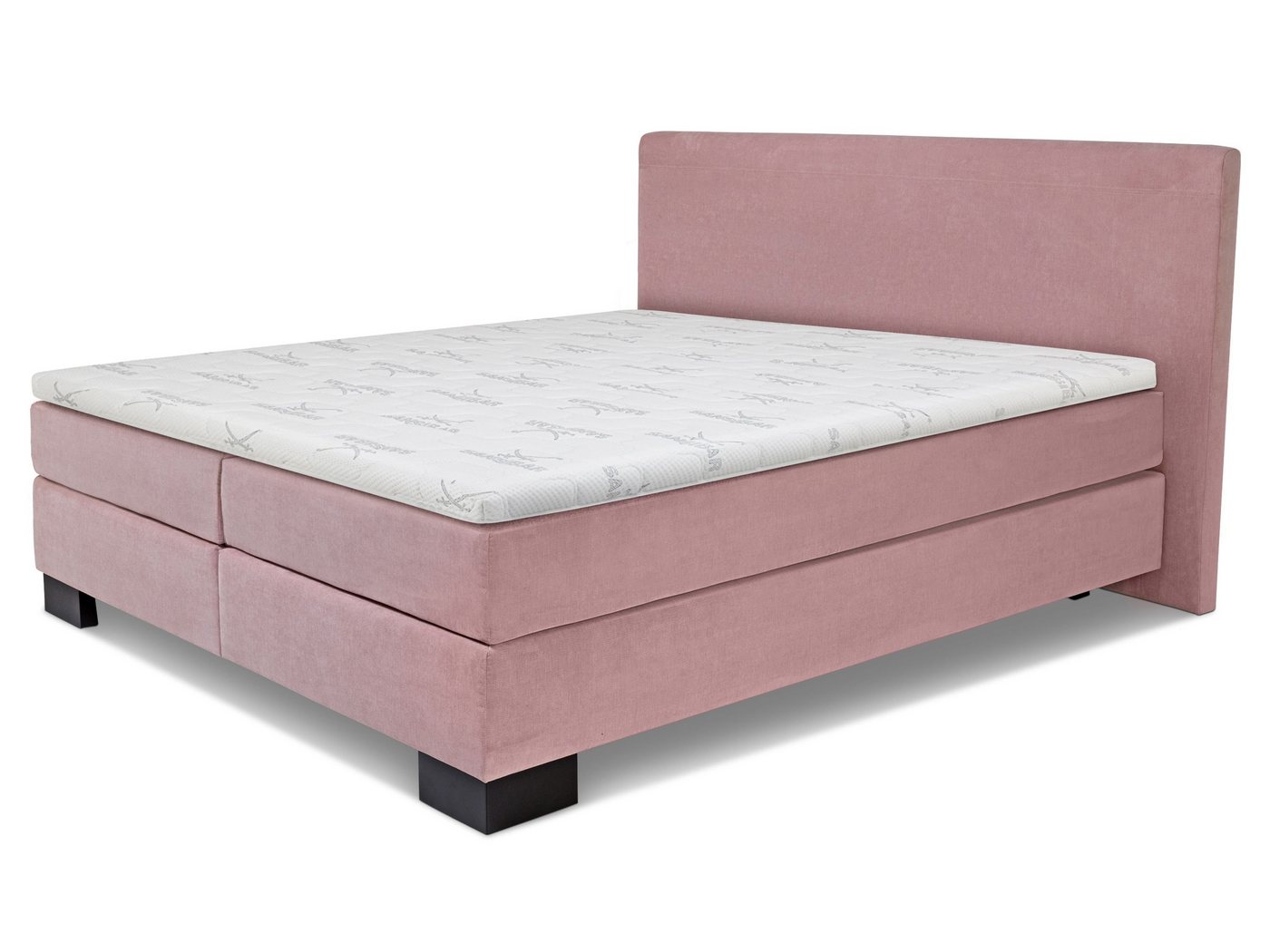 SANSIBAR Living Boxspringbett Boxspringbett SANSIBAR LANGEOOG rosa Box-Spring-Bett Doppelbett von SANSIBAR Living