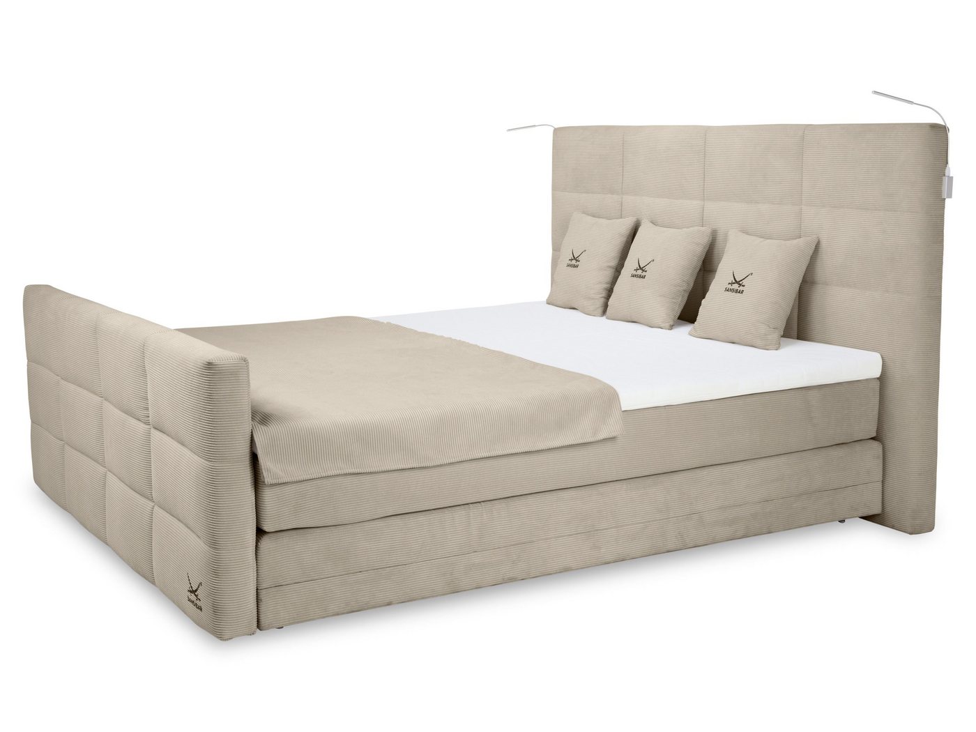 SANSIBAR Living Boxspringbett Boxspringbett SANSIBAR BILLUND Box-Spring-Bett Doppelbett SANSIBAR Living Boxspringbett Boxspringbett SANSIBAR BILLUND Box-Spring-Bett Doppelbett von SANSIBAR Living