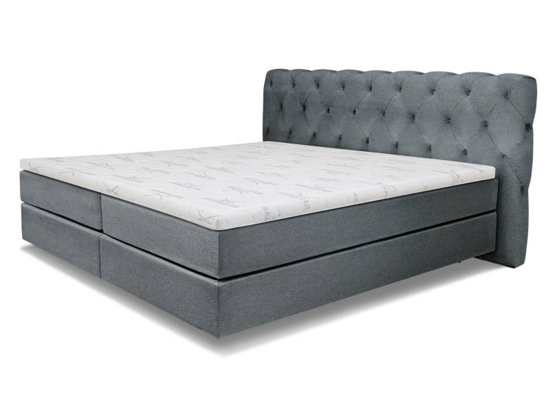 SANSIBAR Living Boxspringbett Boxspringbett SANSIBAR LANGEOOG blau Box-Spring-Bett Doppelbett SANSIBAR Living Boxspringbett Boxspringbett SANSIBAR LANGEOOG blau Box-Spring-Bett Doppelbett von SANSIBAR Living