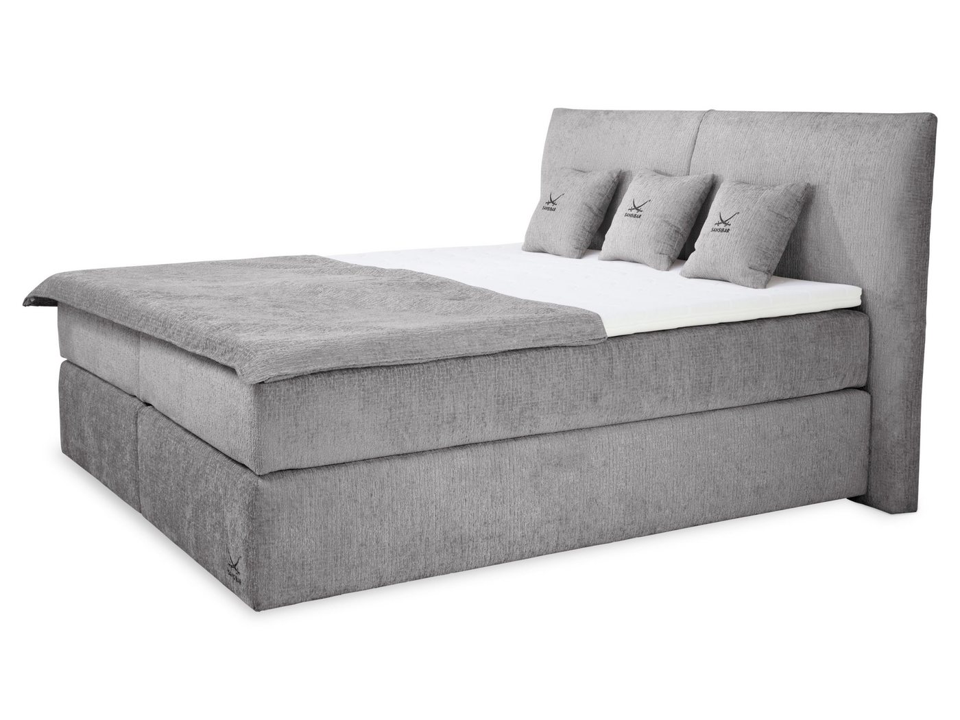 SANSIBAR Living Boxspringbett Boxspringbett SANSIBAR VIBORG Box-Spring-Bett Doppelbett von SANSIBAR Living