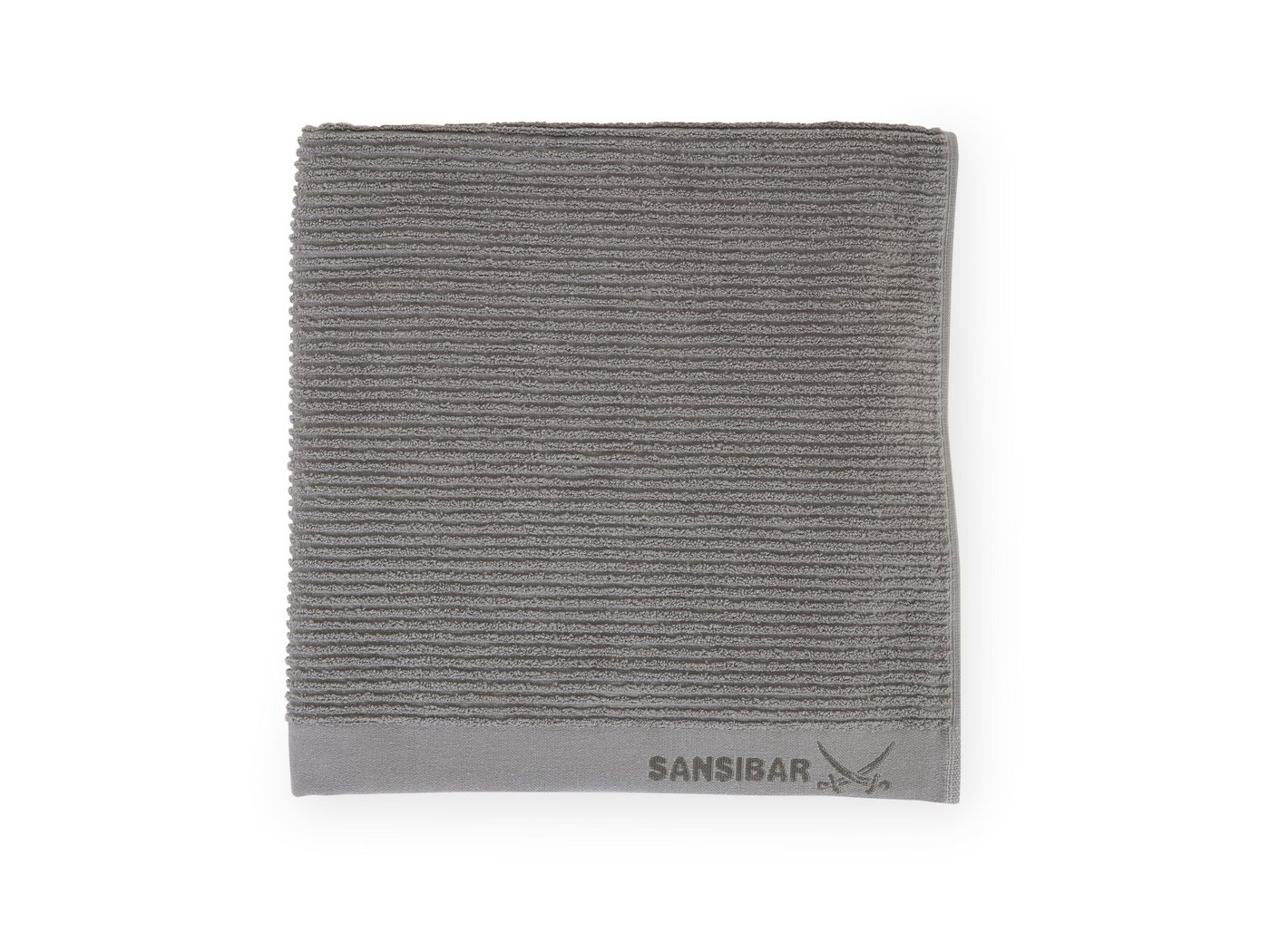 Sansibar Sylt Handtücher Duschtuch SANSIBAR COAST (LB 140x70 cm) LB 140x70 cm grau Badetuch von Sansibar Sylt