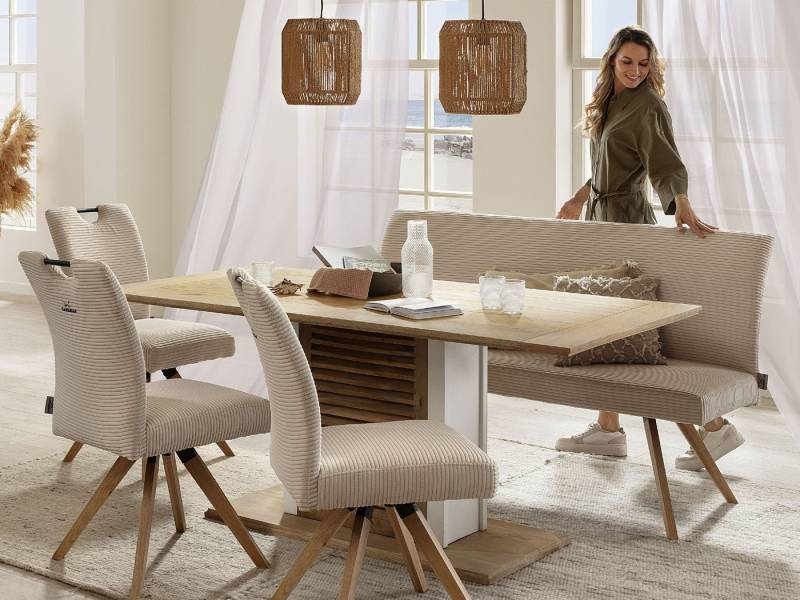 SANSIBAR Living Esstisch Esstisch SANSIBAR THORSTED BHT 180x76x90 cm braun Esszimmertisch von SANSIBAR Living