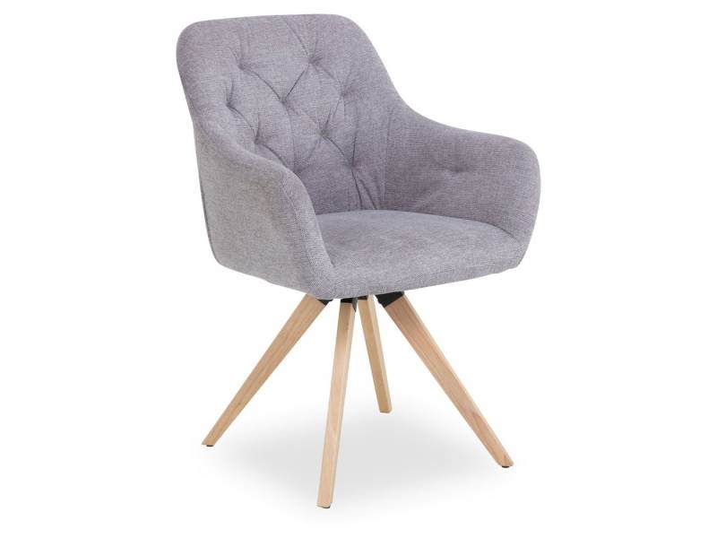 SANSIBAR Living Esszimmerstuhl Polsterstuhl SANSIBAR SANDE BHT 60x89x62 cm grau Esszimmerstuhl von SANSIBAR Living