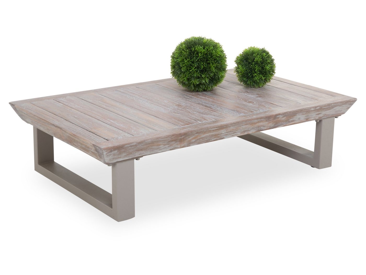 SANSIBAR Living Gartentisch Gartentisch SANSIBAR BORGSUM (LBH 100x60x25 cm) LBH 100x60x25 cm von SANSIBAR Living