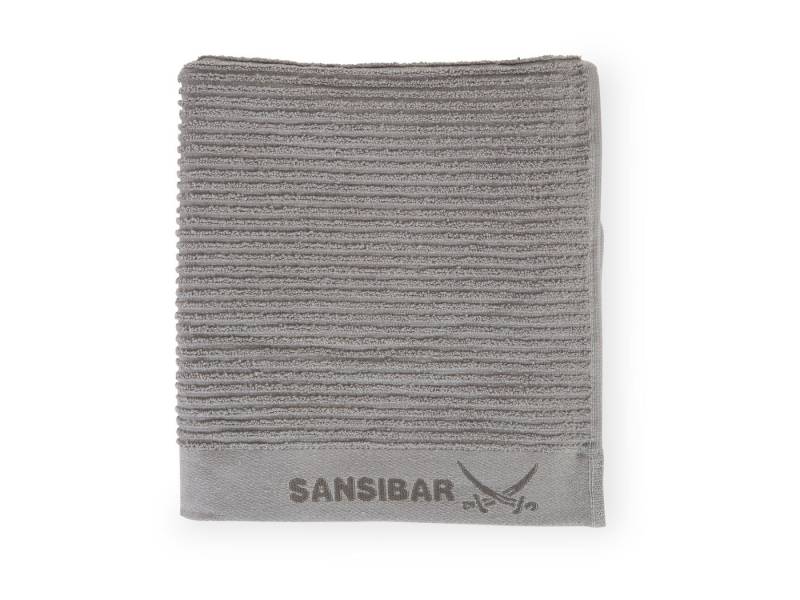Sansibar Sylt Handtücher Handtuch SANSIBAR COAST LB 100x50 cm grau Handtücher von Sansibar Sylt