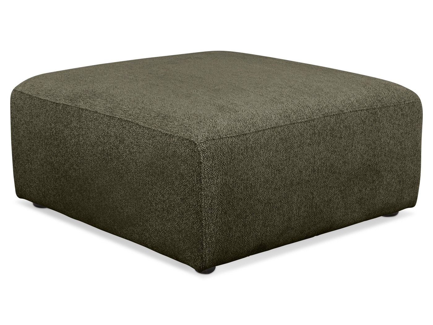 SANSIBAR Living Sitzhocker Hocker 85x85 SANSIBAR ESBERG (BHT 85x41x85 cm) BHT 85x41x85 cm grün von SANSIBAR Living