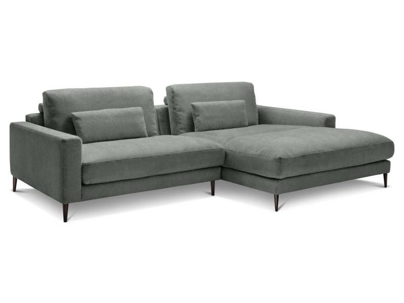 SANSIBAR Living Polsterecke Polsterecke SANSIBAR RÖMÖ (BB 190x272 cm) BB 190x272 cm grau Ecksofa von SANSIBAR Living