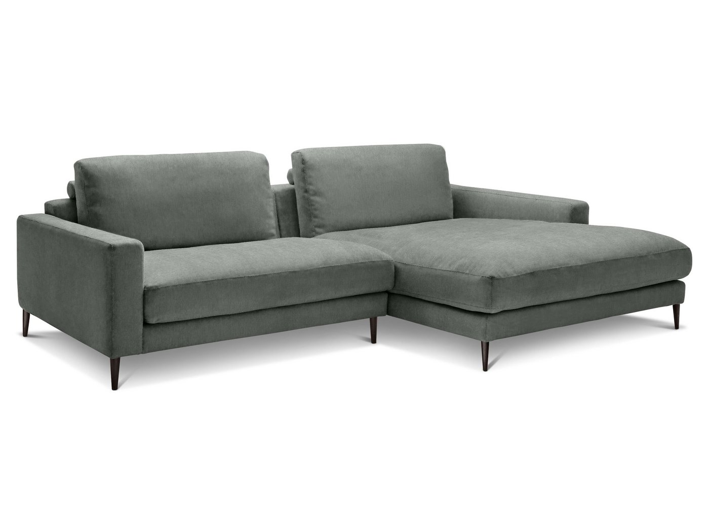 SANSIBAR Living Polsterecke Polsterecke SANSIBAR RÖMÖ (BB 272x190 cm) BB 272x190 cm grau Ecksofa von SANSIBAR Living