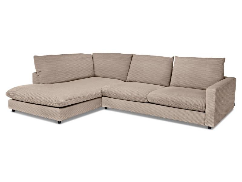 SANSIBAR Living Polsterecke Polsterecke SANSIBAR DAGEBÜLL BB 228x321 cm braun Ecksofa von SANSIBAR Living