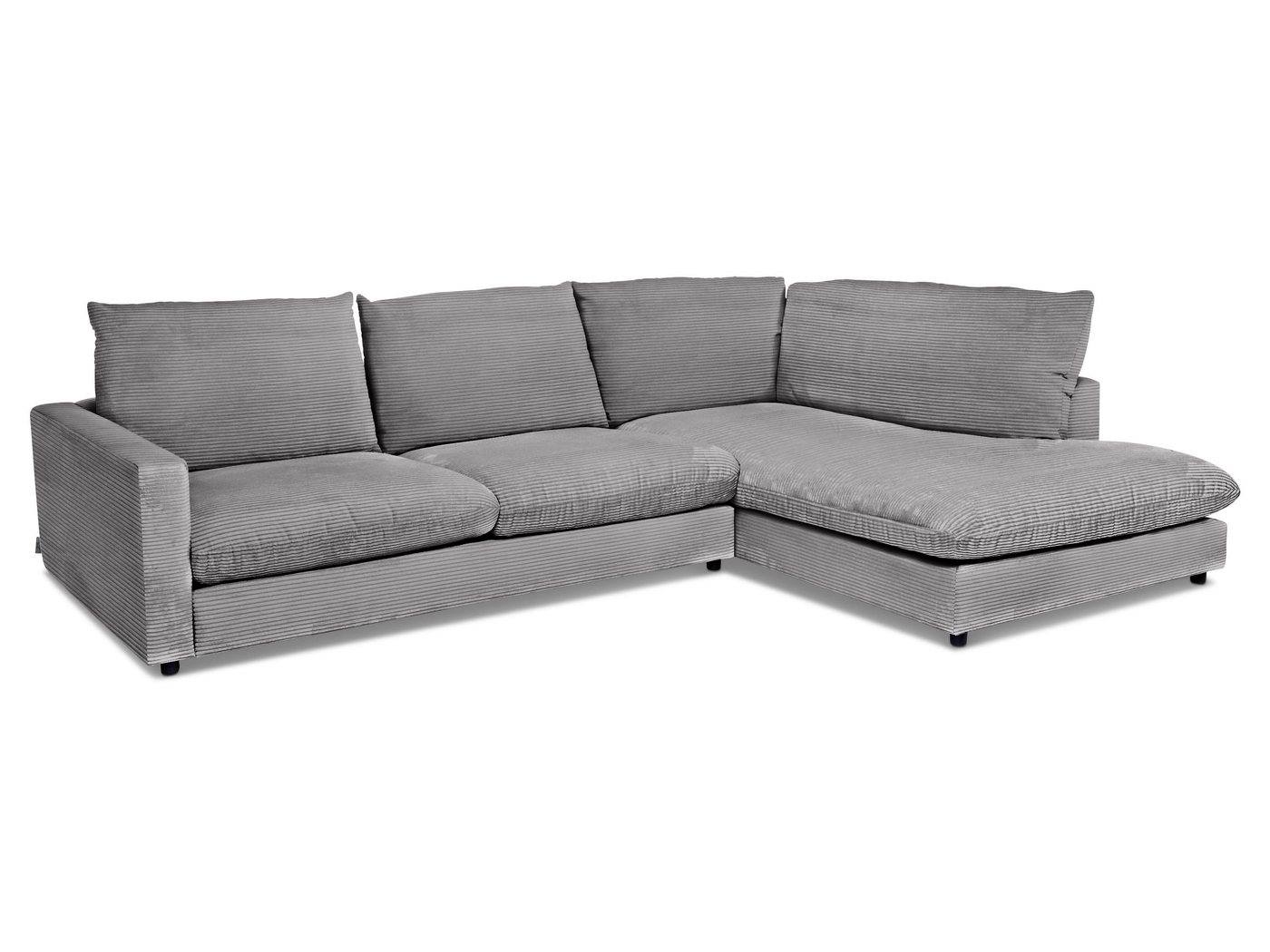 SANSIBAR Living Polsterecke Polsterecke SANSIBAR DAGEBÜLL BB 321x228 cm grau Ecksofa von SANSIBAR Living
