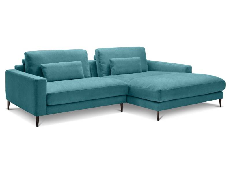 SANSIBAR Living Polsterecke Polsterecke SANSIBAR RÖMÖ BB 272x190 cm türkis Ecksofa Wohnlandschaft von SANSIBAR Living