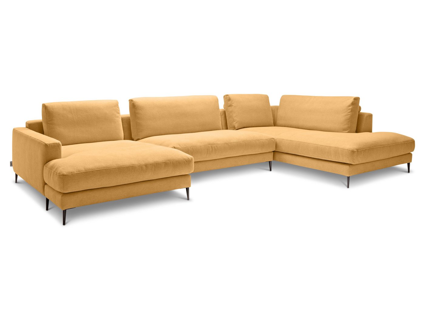 SANSIBAR Living Polsterecke Polsterecke SANSIBAR RÖMÖ U-F 170x223 cm gelb Ecksofa Wohnlandschaft von SANSIBAR Living