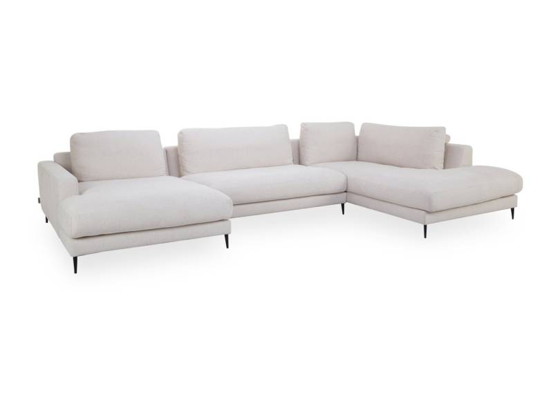 SANSIBAR Living Polsterecke Polsterecke SANSIBAR RÖMÖ U-F 170x223 cm grün Ecksofa Wohnlandschaft von SANSIBAR Living