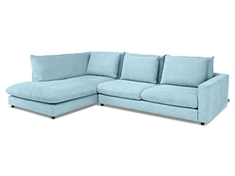 SANSIBAR Living Polsterecke Polsterecke SANSIBAR WANGEROOGE BB 228x321 cm blau Ecksofa von SANSIBAR Living