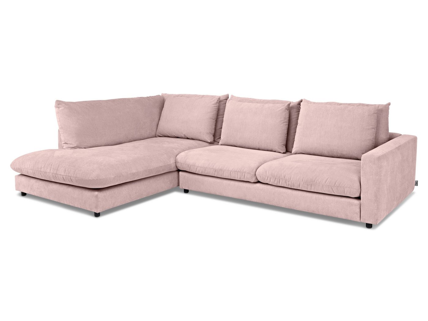 SANSIBAR Living Polsterecke Polsterecke SANSIBAR WANGEROOGE BB 228x321 cm rosa Ecksofa von SANSIBAR Living