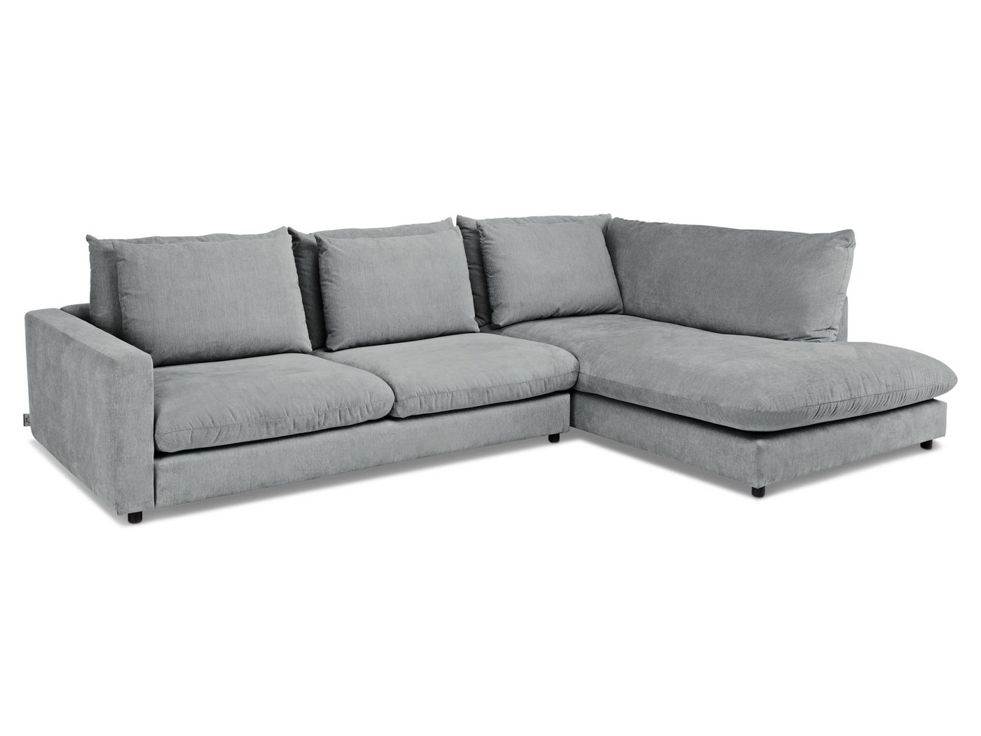 SANSIBAR Living Polsterecke Polsterecke SANSIBAR WANGEROOGE BB 321x228 cm grau Ecksofa von SANSIBAR Living