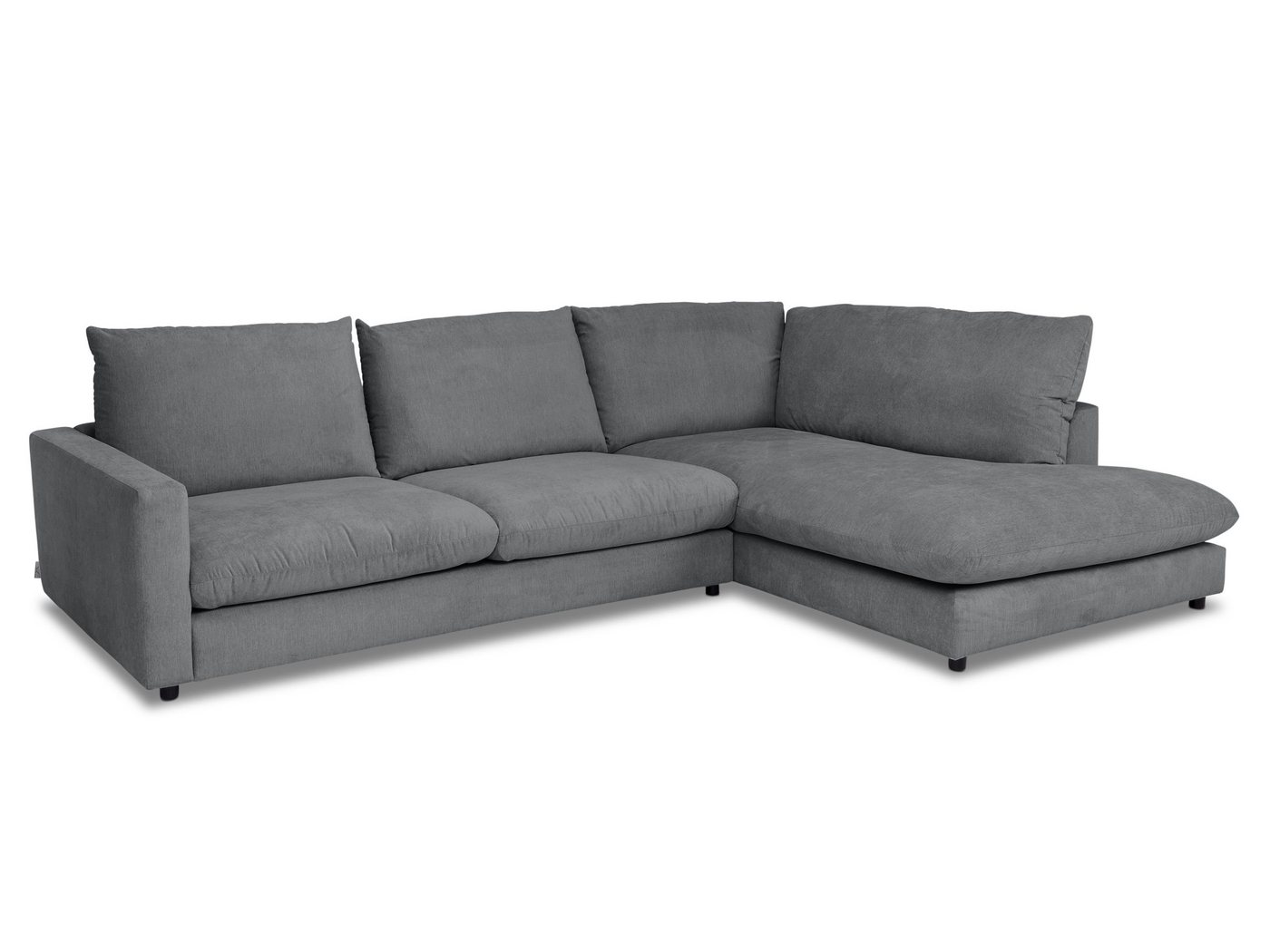 SANSIBAR Living Polsterecke Polsterecke SANSIBAR WANGEROOGE BBH 321x228x87 cm grau Ecksofa von SANSIBAR Living