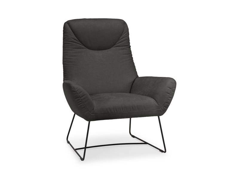 SANSIBAR Living Sessel Einzelsessel SANSIBAR GOTLAND BHT 82x102x81 cm grau Loungesessel von SANSIBAR Living