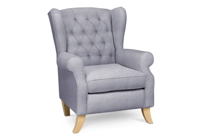 SANSIBAR Living Sessel Sessel SANSIBAR BINZ BHT 75x102x90 cm grau von SANSIBAR Living