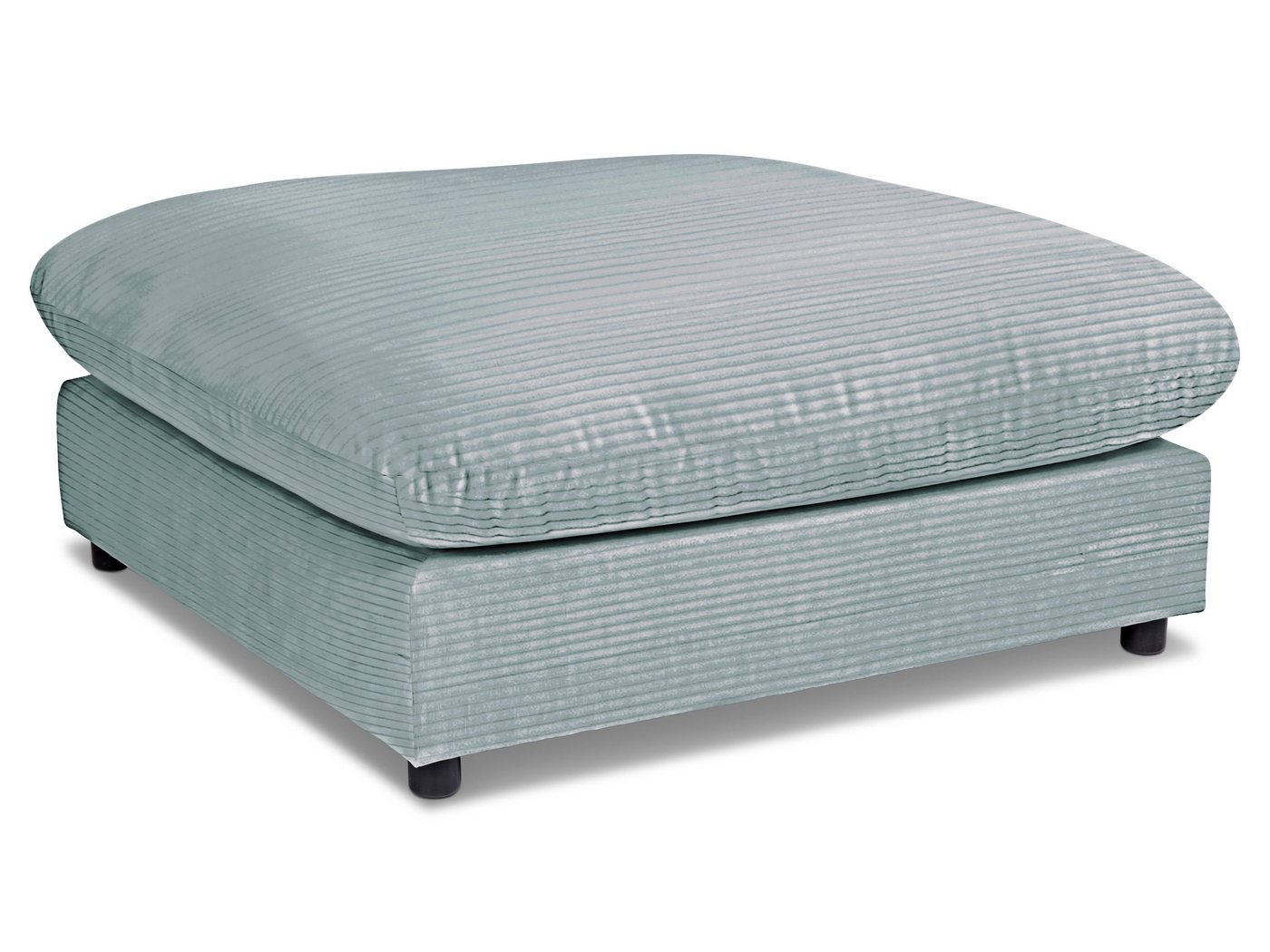 SANSIBAR Living Sitzhocker Hocker SANSIBAR DAGEBÜLL BHT 100x44x100 cm blau von SANSIBAR Living