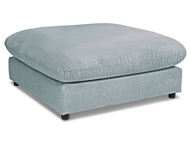 SANSIBAR Living Sitzhocker Hocker SANSIBAR DAGEBÜLL BHT 100x44x100 cm blau von SANSIBAR Living