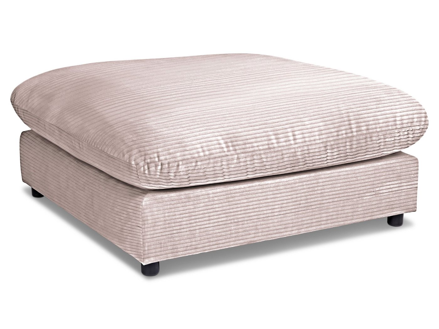 SANSIBAR Living Sitzhocker Hocker SANSIBAR DAGEBÜLL BHT 100x44x100 cm rosa von SANSIBAR Living