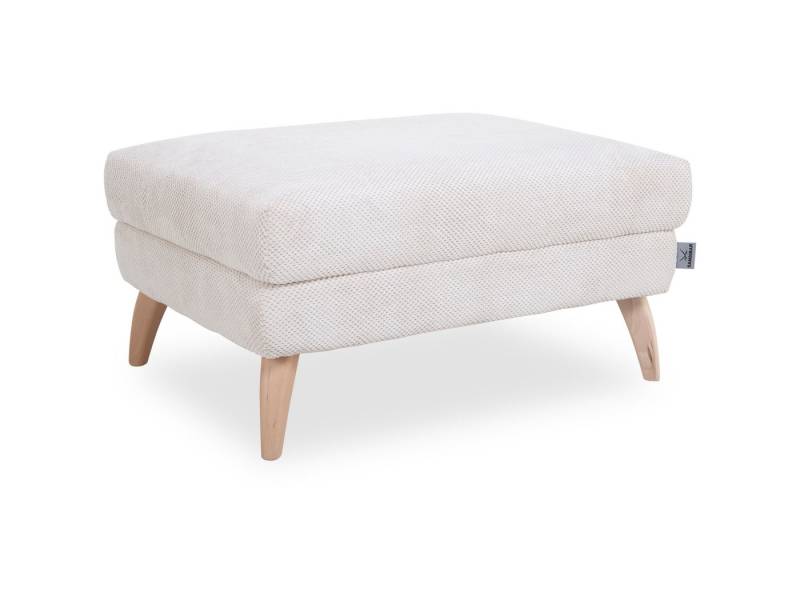 SANSIBAR Living Sitzhocker Hocker SANSIBAR FÜNEN BHT 95x47x70 cm beige von SANSIBAR Living