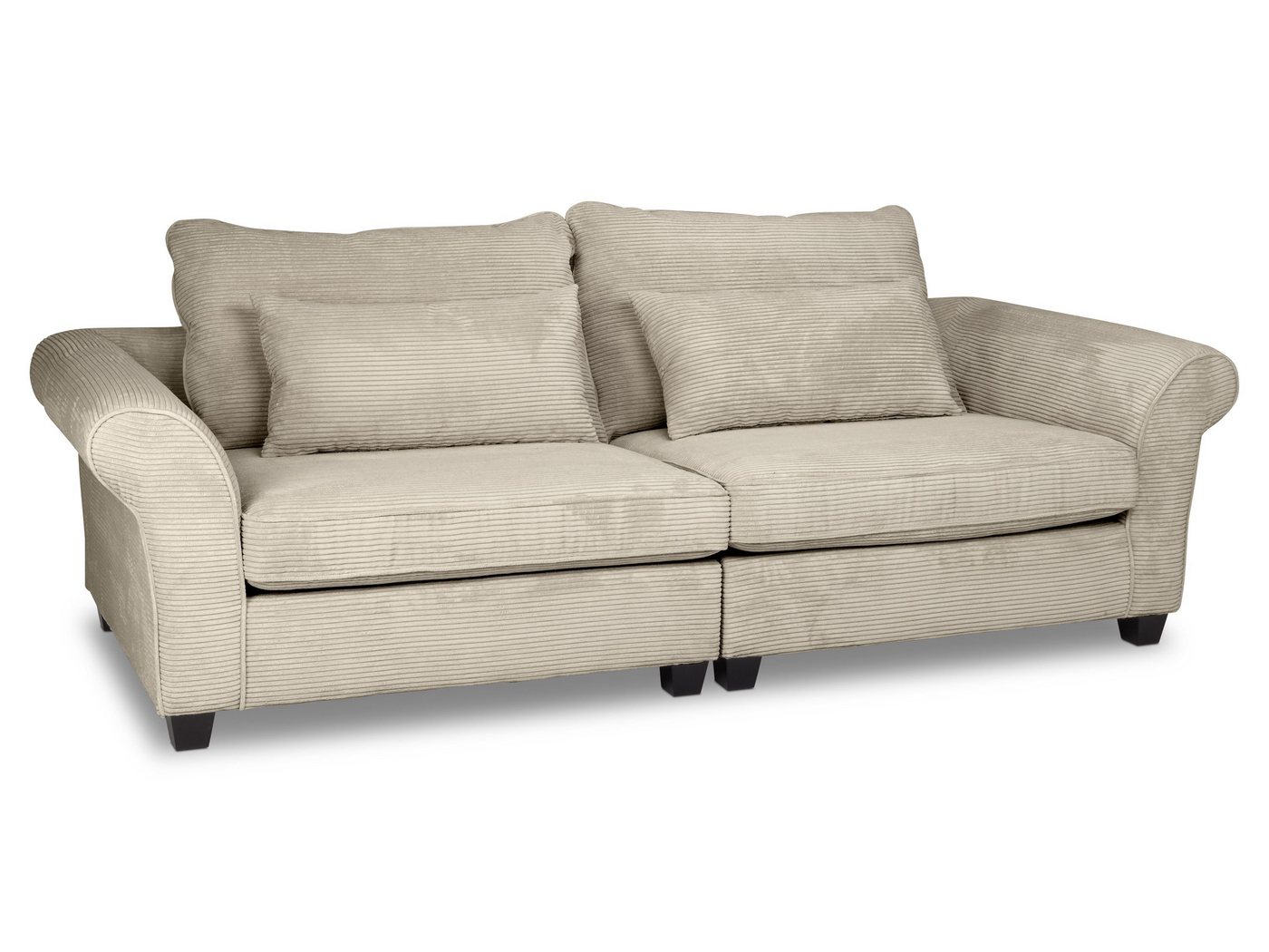 SANSIBAR Living Sofa Megasofa, Megasofa SANSIBAR SANDE (BHT 264x70x111 cm) BHT 264x70x111 cm hellgrau von SANSIBAR Living