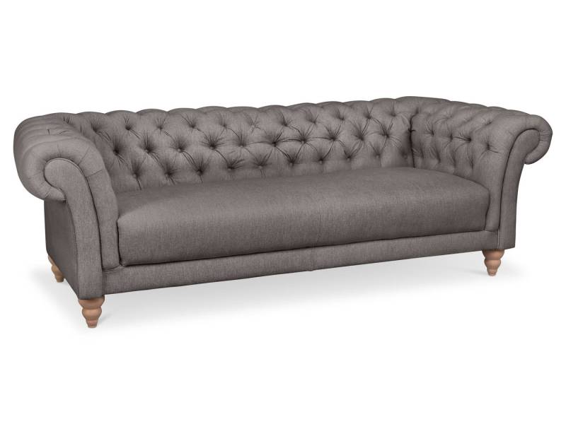SANSIBAR Living Sofa Megasofa SANSIBAR LUND BHT 235x80x105 cm grau Bigsofa Couch von SANSIBAR Living