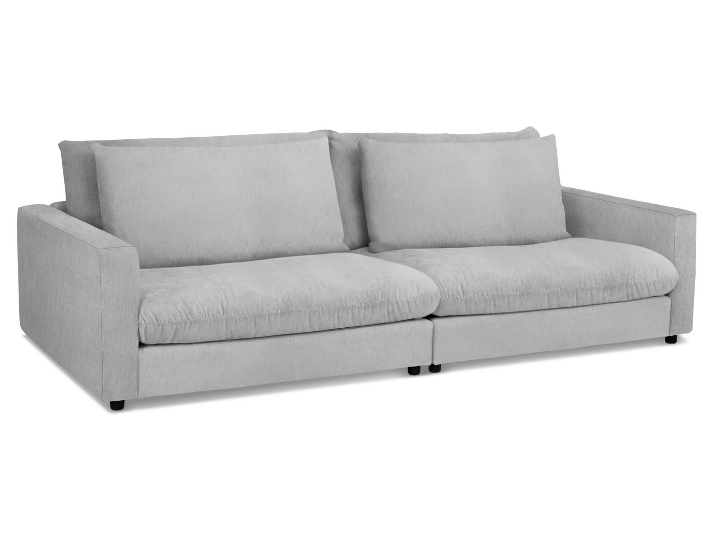 SANSIBAR Living Sofa Sofa SANSIBAR WANGEROOGE (BHT 268x87x127 cm) BHT 268x87x127 cm silber von SANSIBAR Living
