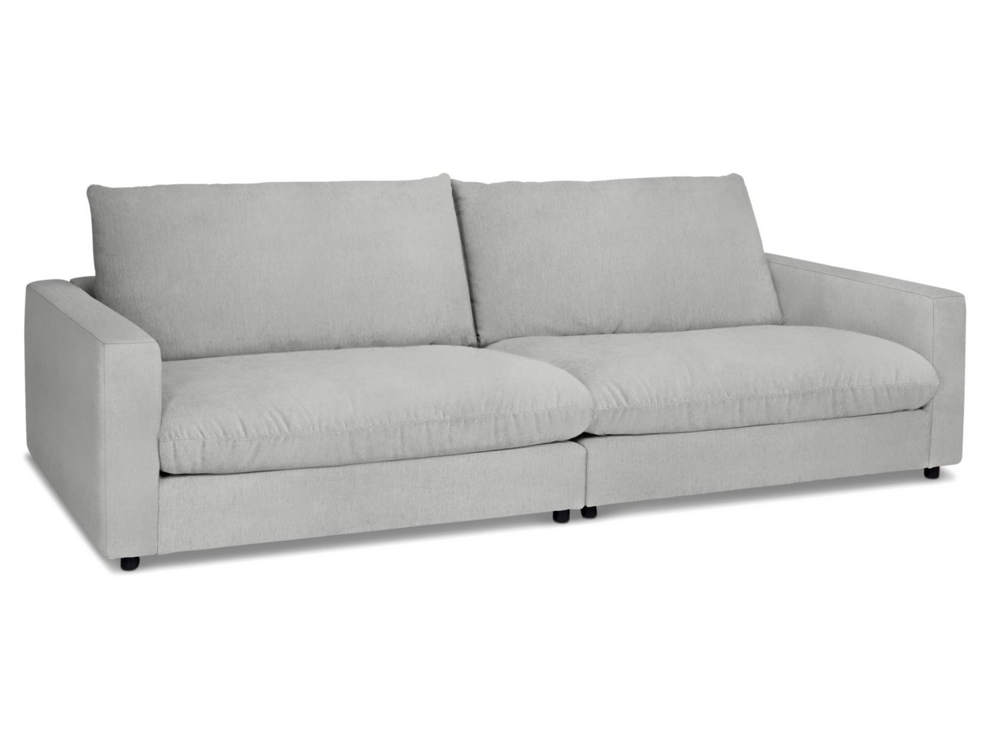 SANSIBAR Living Sofa Sofa SANSIBAR WANGEROOGE (BHT 268x87x127 cm) BHT 268x87x127 cm silber von SANSIBAR Living