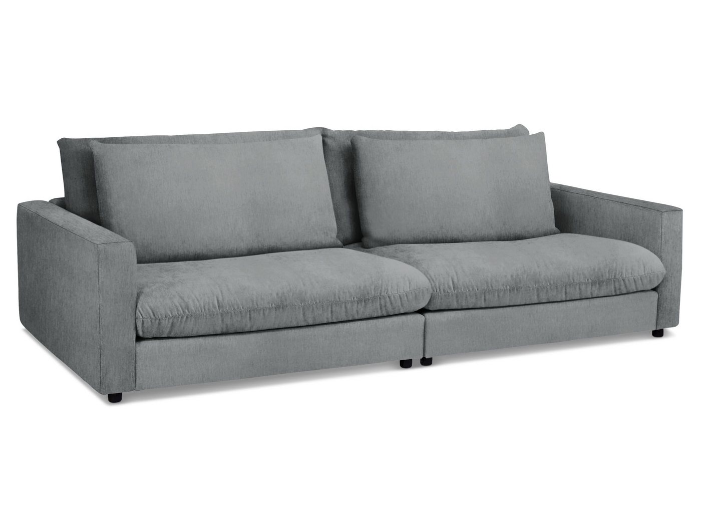 SANSIBAR Living Sofa Sofa SANSIBAR WANGEROOGE (BHT 268x87x127 cm) BHT 268x87x127 cm grau von SANSIBAR Living