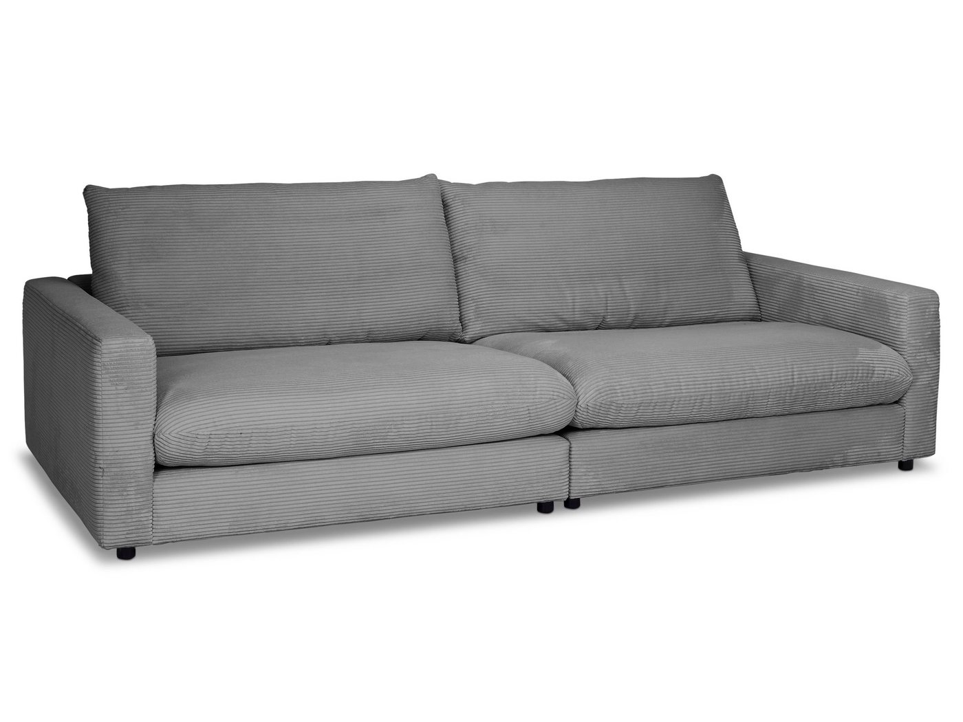 SANSIBAR Living Sofa Sofa SANSIBAR DAGEBÜLL (BHT 268x87x127 cm) BHT 268x87x127 cm grau von SANSIBAR Living