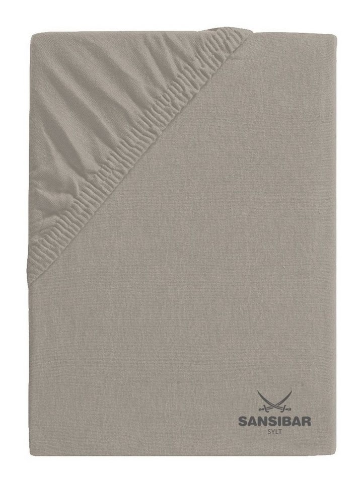 Spannbettlaken Spannbettlaken SANSIBAR Jersey (BL 140x200 cm) BL 140x200 cm braun, Sansibar Sylt von Sansibar Sylt