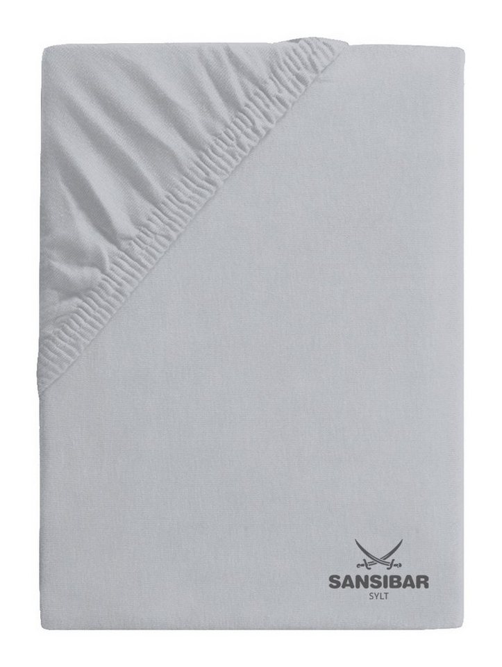 Spannbettlaken Spannbettlaken SANSIBAR Jersey (BL 180x200 cm) BL 180x200 cm grau, Sansibar Sylt von Sansibar Sylt