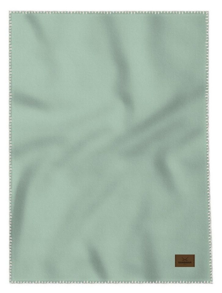 Wohndecke Wohndecke SANSIBAR JADE (BL 150x200 cm) BL 150x200 cm grün Decke, Sansibar Sylt von Sansibar Sylt