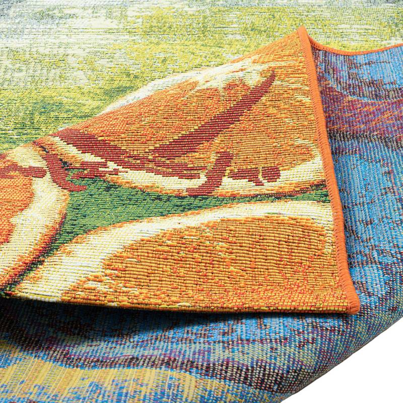 home24 In-/ Outdoorteppich Rantum Beach 002 Multicolor Microfaser 190 x 290cm von home24