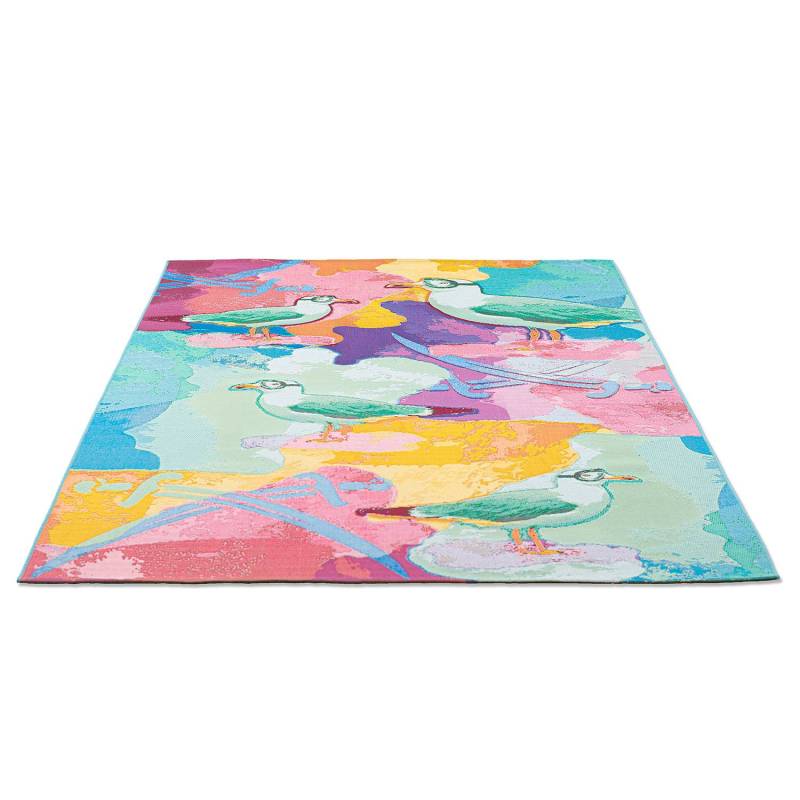 home24 In-/ Outdoorteppich Rantum Beach 022 Multicolor Microfaser 160 x 230cm von home24
