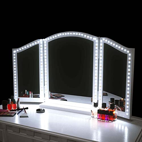 SANSUN LED Vanity Mirror Lights, Zickzack 4m Flexibles LED Strip Light Kit (Spiegel Nicht inbegriffen) von SANSUN