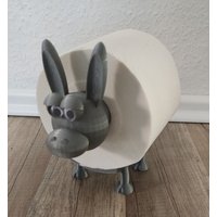 Donkey Shott Der Toilettenesel - Toilettenpapierhalter Schaf Toilettenpapier Klopapierhalter Klorollenhalter Wc von SANTA3D