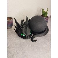 Drache Stand Für Alexa Echo Dot 4 Und 5 - Geniales Design Einfarbig von SANTA3D