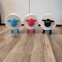 Lustige Baddeko - Dekoration Shawn Das Toilettenschaf Toilettenpapierhalter Schaf Toilettenpapier Klopapierhalter Klorollenhalter Wc von SANTA3D