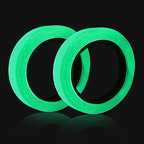 2 STK Leuchtendes Klebeband 10m x10mm Selbstklebendem Fluoreszierendes Klebeband Phosphor Klebeband Wasserdicht Markierungsband Tape 2 STK Leuchtendes Klebeband 10m x10mm Selbstklebendem Fluoreszierendes Klebeband Phosphor Klebeband Wasserdicht Markierungsband Tape von SANTOO